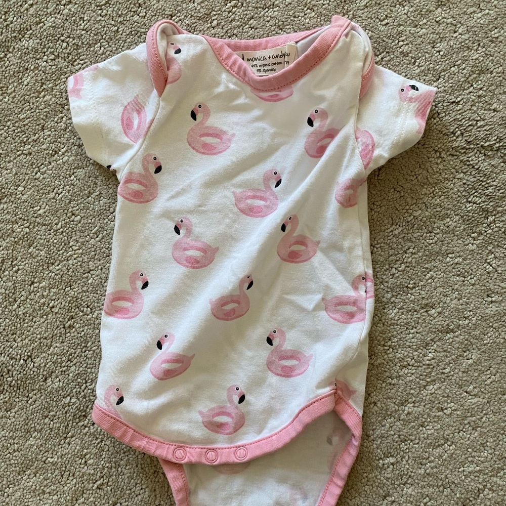 Monica and Andy NB onesie